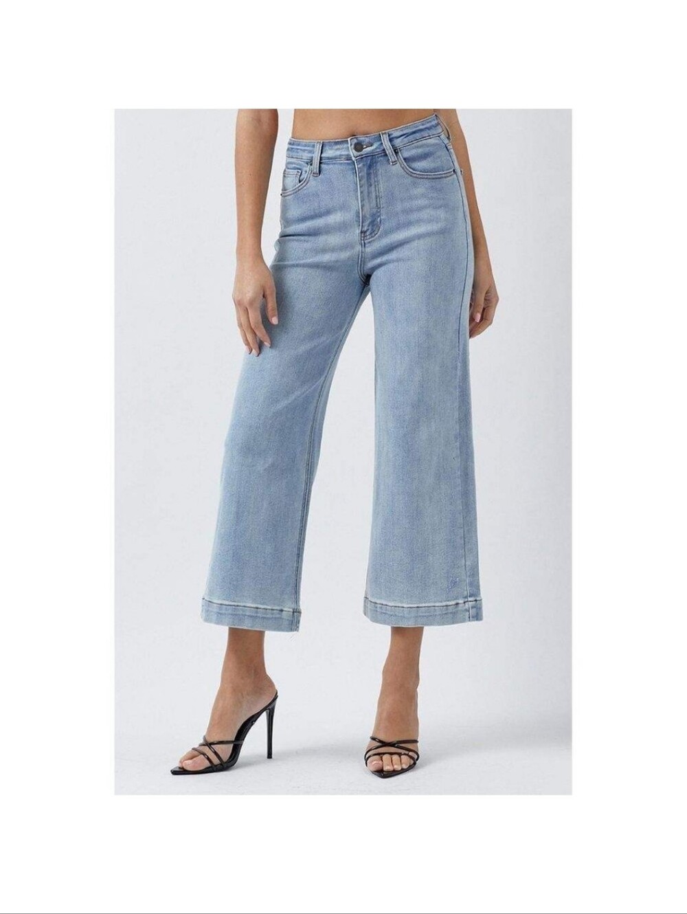 Risen Jeans Wide Leg Crop Sz 2xl